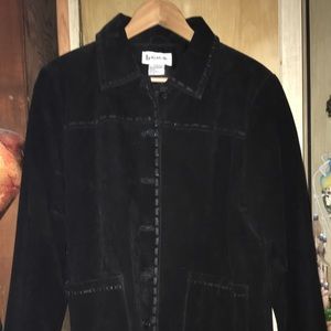 Patch Brush Leather Coat/Abrigo De Pincel Parche D